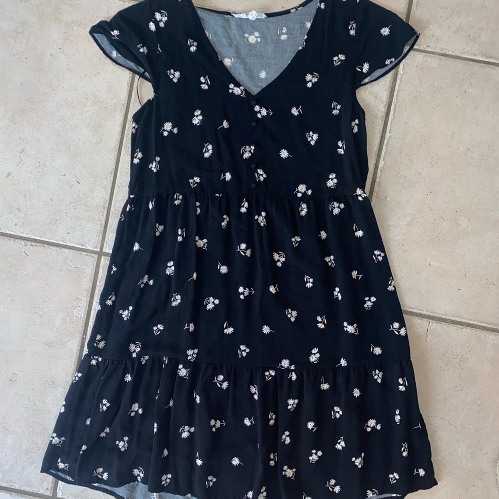Black Floral Sundress